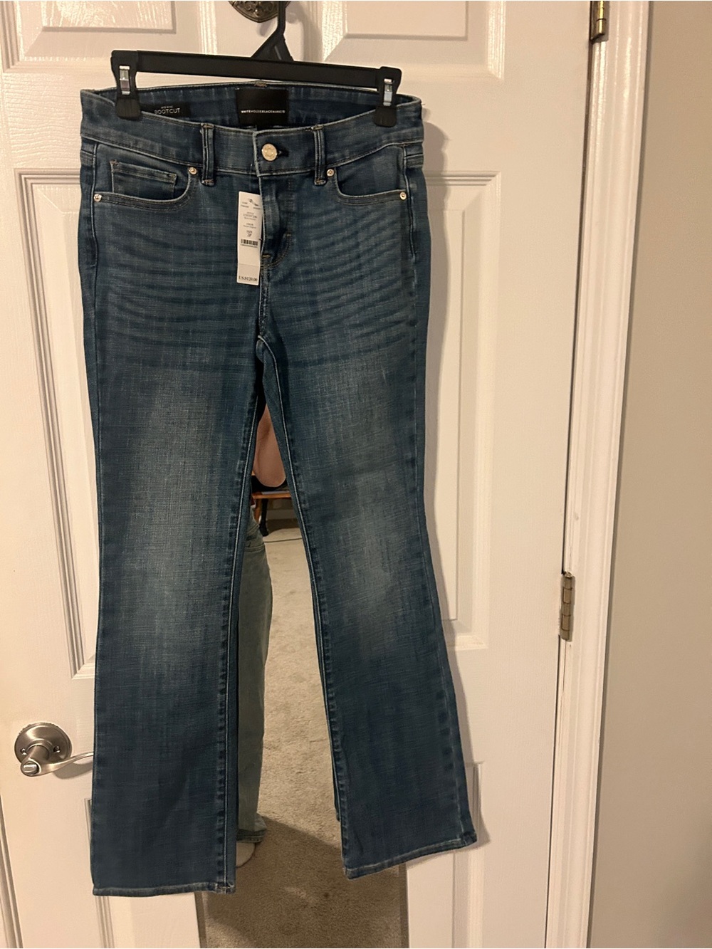 White House Black Market Women's Bootcut Jeans - Medium Blue Wash